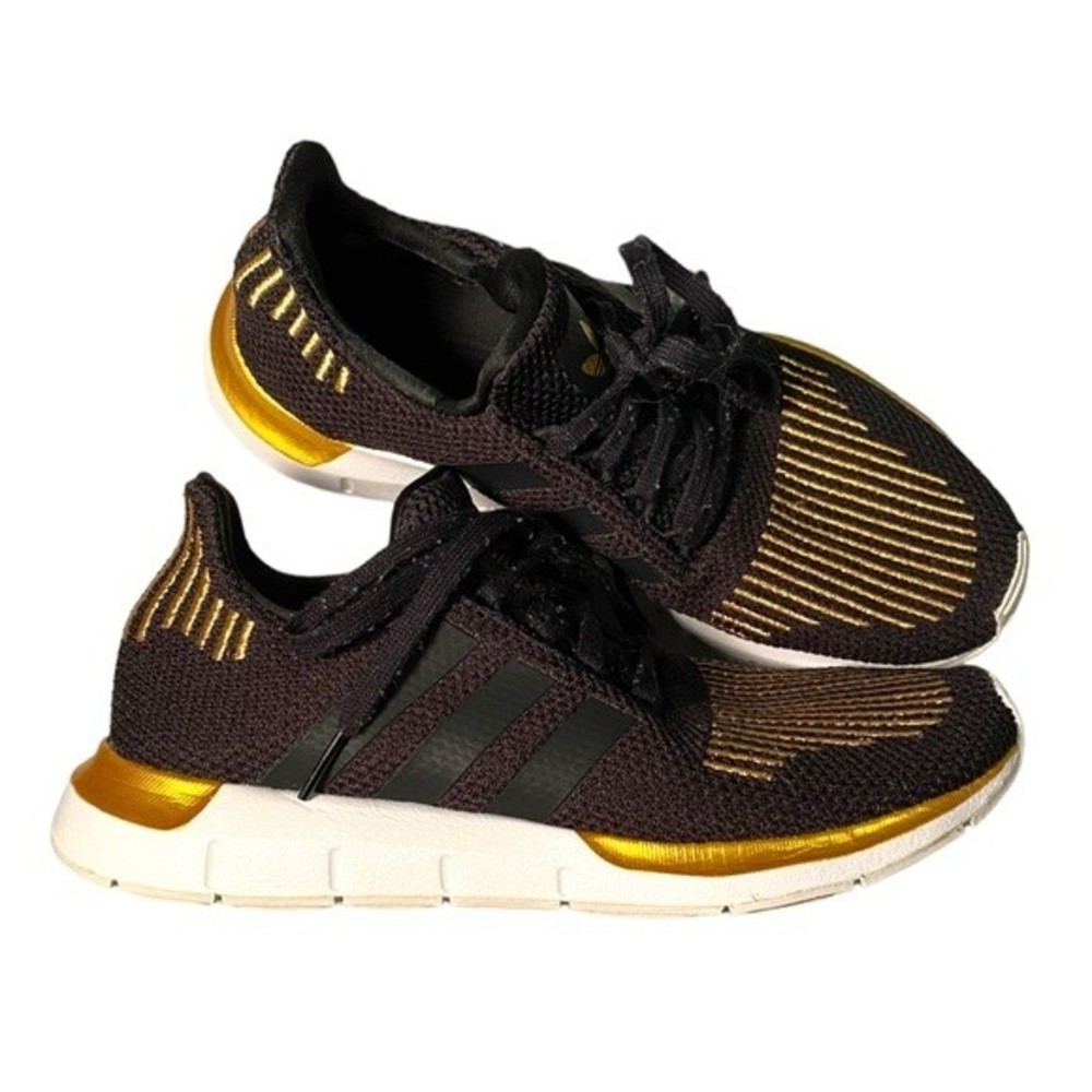 Adidas Knit Sneaker Black Gold